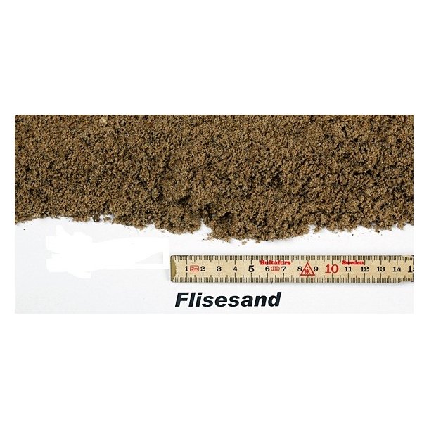Flisesand/Brolggersand 0,5 m2