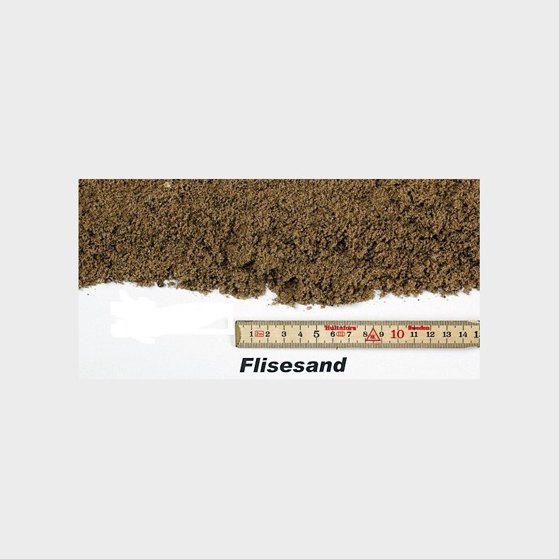 Flisesand/Brolggersand 0,5 m2