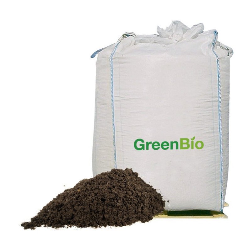 GreenBio Plantemuld Bigbag  1000 liter.